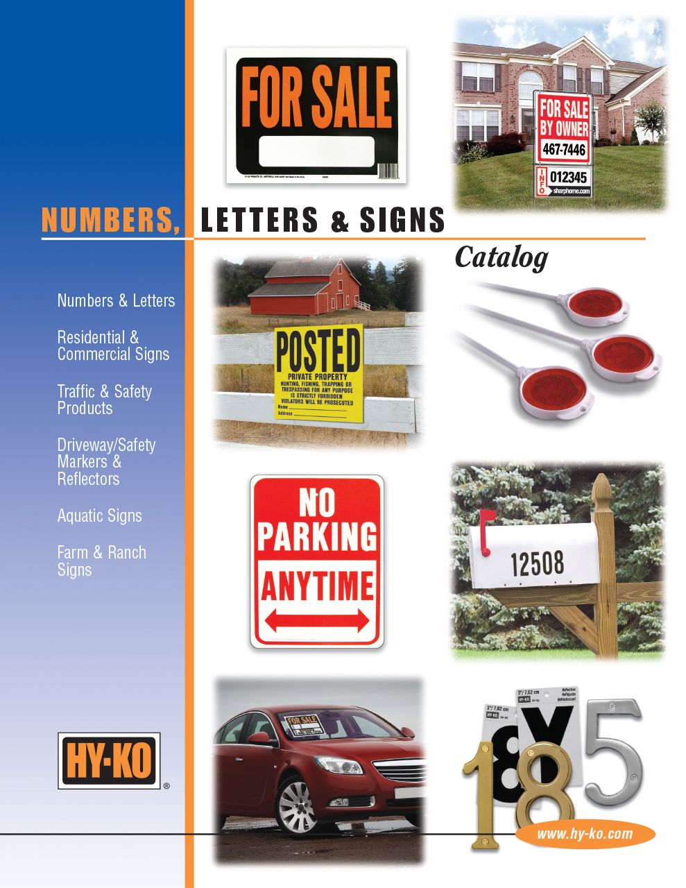 Numbers, Letters, and Signs HyKo Products Company