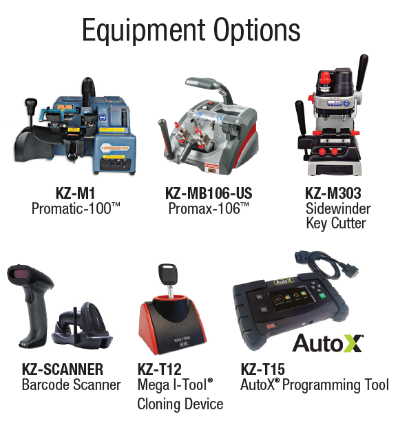 chipkey equipment options